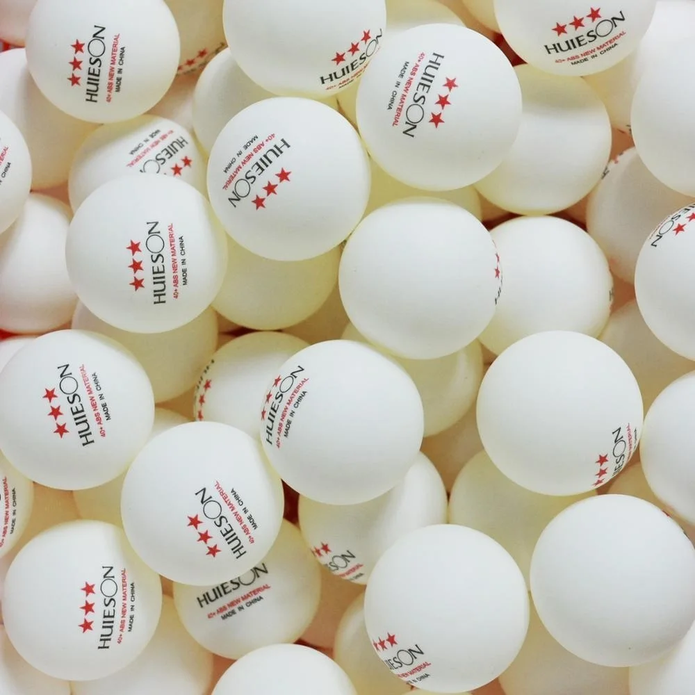 Huieson 30 50 100 Palline Da Ping Pong In Materiale Nuovo Inglese 3 Stelle 40 + Palline Da Ping Pong In Plastica Abs Palline Da Allenamento Per Ping P
