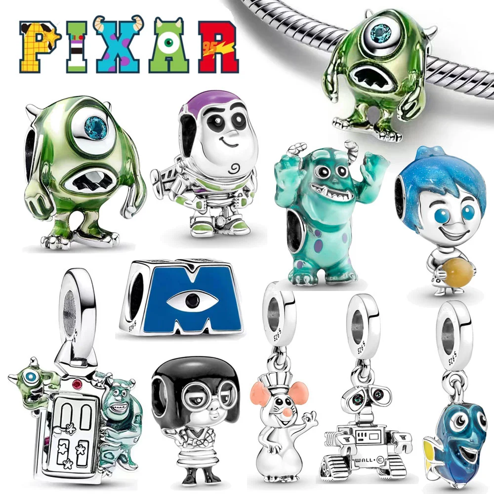 2023 Aoger Disney Pixar Monsters Inc 925 Sterling Silver Charm Buzz Lightyear Bead Fit Originale Pandora Bracciale Regali Donna