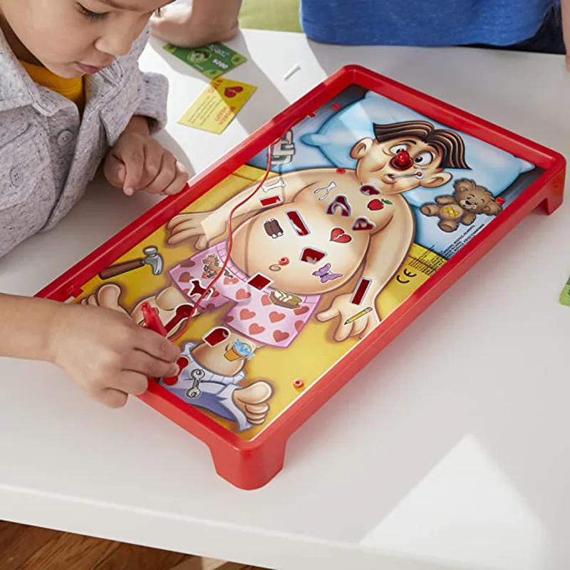 Party Operation Game Table Entertainment Board Educazione Per Bambini Coordinazione Occhio Mano Medico Finta Divertente Con Il Suono