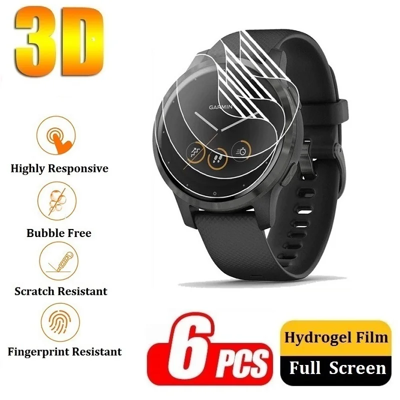 Pellicola Protettiva Su Garmin Vivoactive 4S 4 3 Pellicola Salvaschermo Per Garmin Vivoactive 4S 4 3 (Non Vetro) Pellicola Idrogel