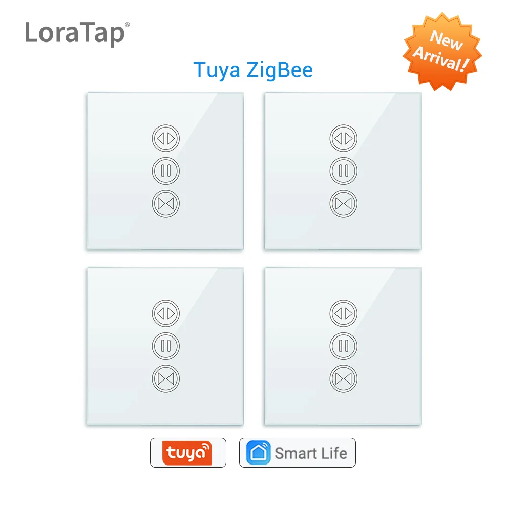 Tuya Smart Life Zigbee 3.0 Interruttore Tenda Per Tapparella Motore Elettrico Google Home Alex Mqtta Echo Controllo Vocale Fai Da Te