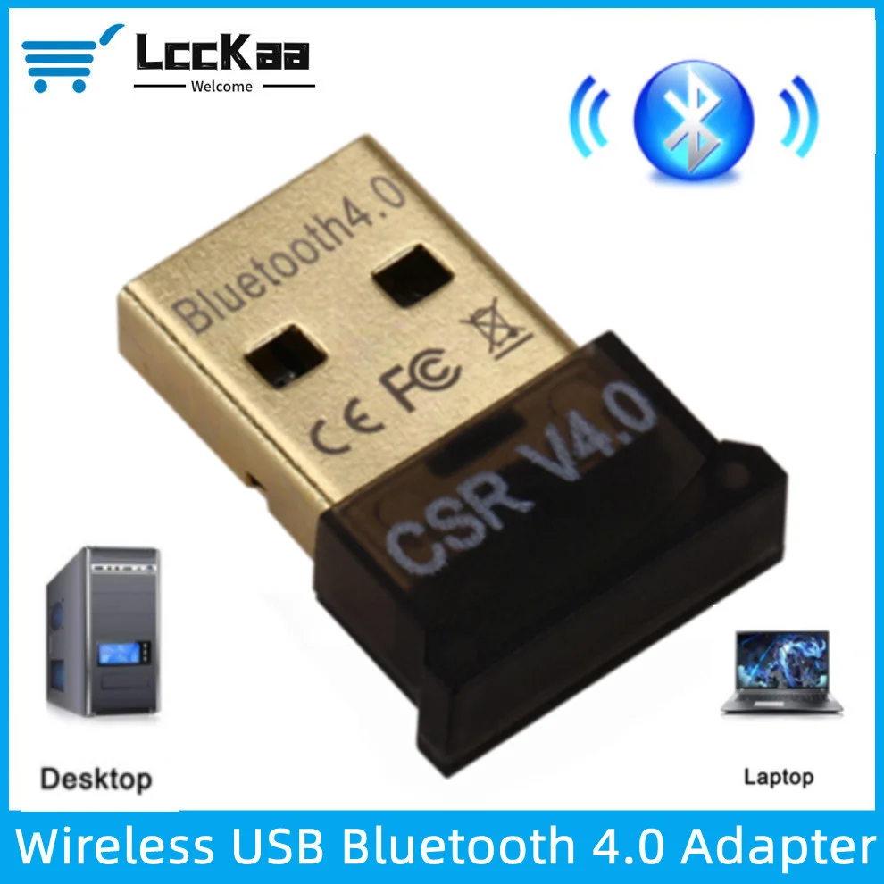 Adattatore Usb Bluetooth 4.0 Per Computer Dongle Bluetooth Wireless Usb Bluetooth 4.0 Adattatore Per Pc Trasmettitore Ricevitore Bluetooth
