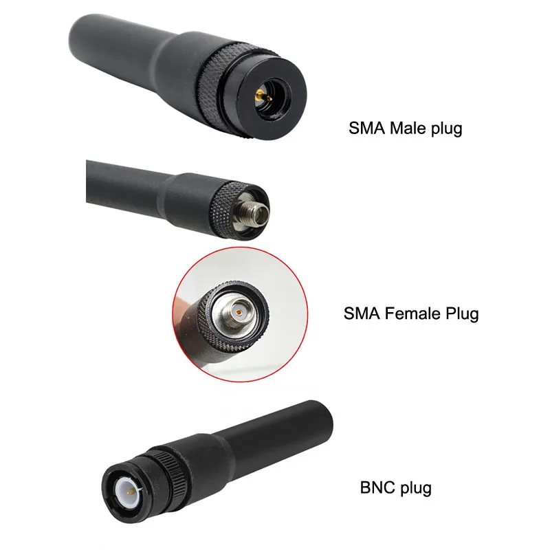 1Ps Sf-20 Sma Maschio/Sma Femmina/Bnc Dual Band Vhf Uhf Sf20 Mini Antenna Morbida Per Baofeng Kenwood Vertex Wilson Yaesu Tyt Hyt Radio