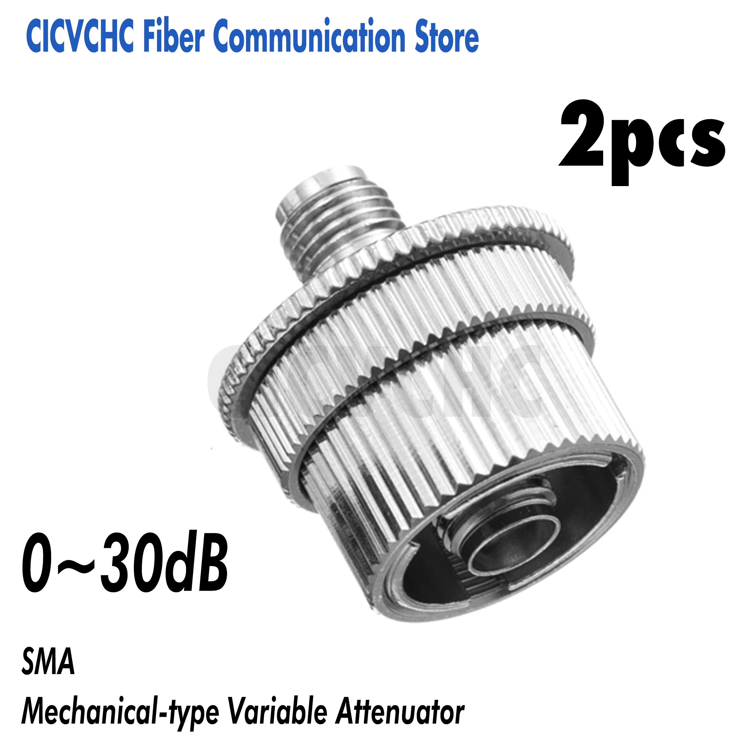 Attenuatore A Fibra Ottica Variabile Di Tipo Meccanico Sma Da 2 Pezzi-Adattatore Da-0 A 30 Db