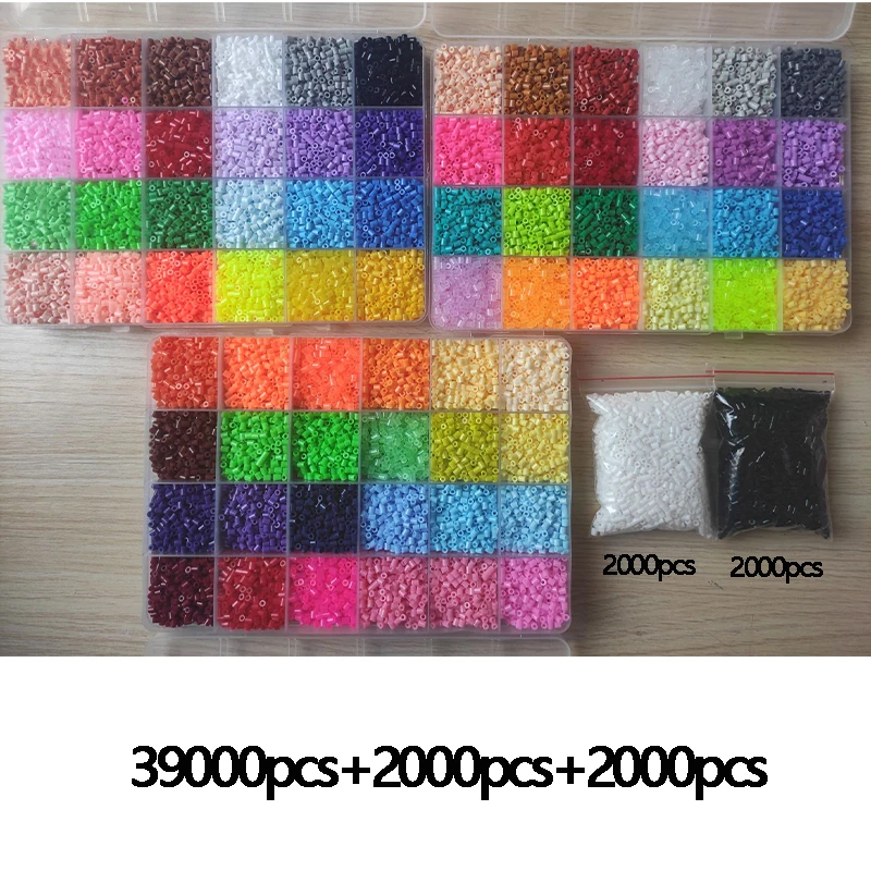 Creativo Perler Beads 24/72 Colori Perler Toy Kit 2.6Mm Hama Beads Puzzle 3D Giocattolo Fai Da Te Bambini Regalo Creativo Fatto A Mano Giocattolo Arti