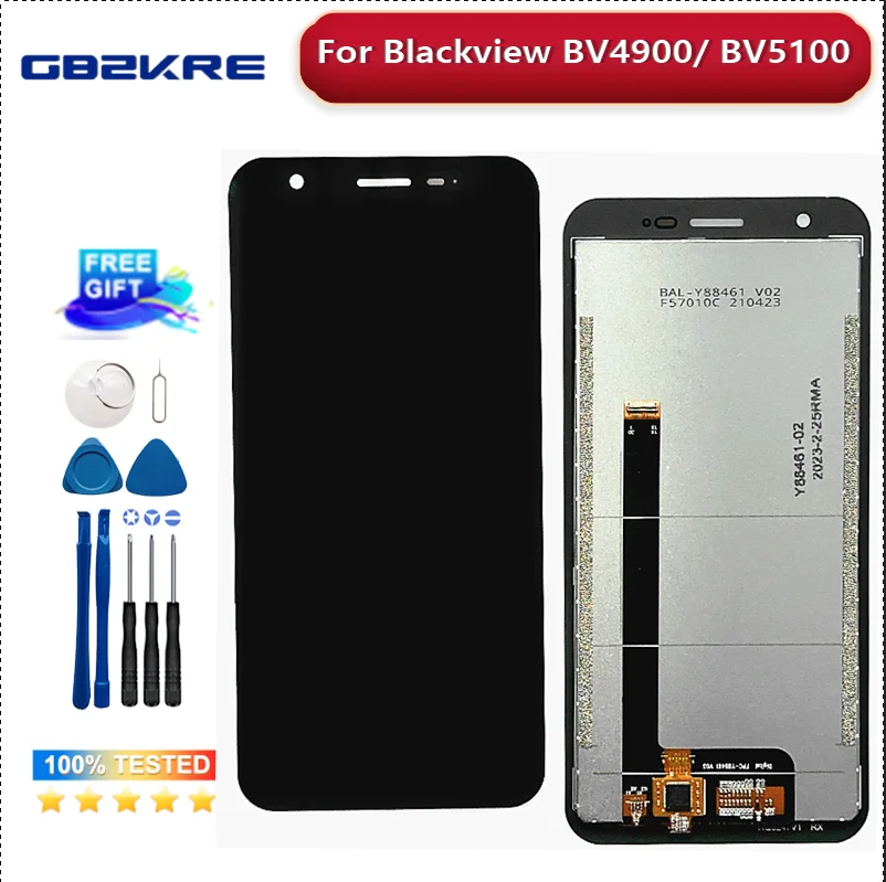 Nuovo Originale Per Blackview Bv4900 Bv4900Pro Bv5100 Pro Lcd E Touch Screen Digitizer Display Modulo Schermo Accessori Assemblaggio