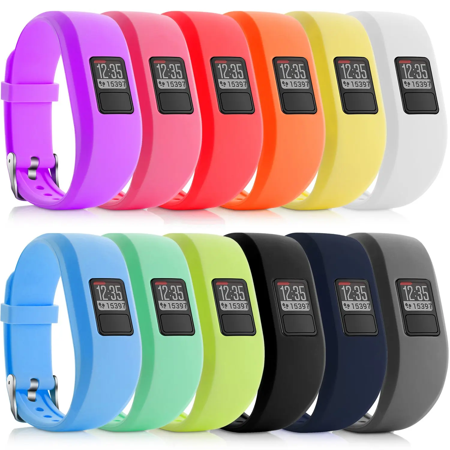 Smart Watch Strap Sostituzione Cinturino Cinturino In Silicone Puro Per Garmin Vivofit Per Jr Jr2 Junior Fitness