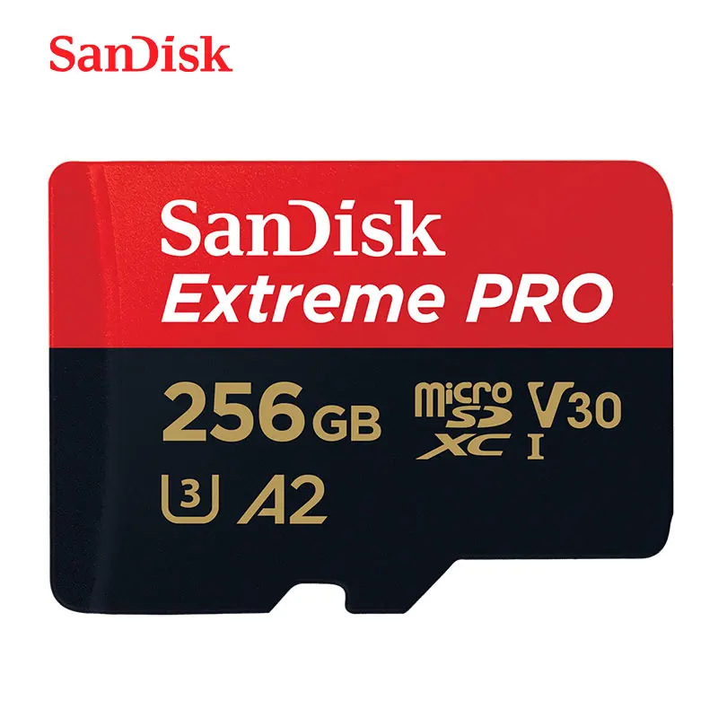 Sandisk Extreme Pro Microsd 256Gb Uhs-I Scheda Di Memoria 512Gb Micro Sd Card 64Gb Tf Card 200 Mb/S Class10 U3 V30 A2 Cartao De Memoria