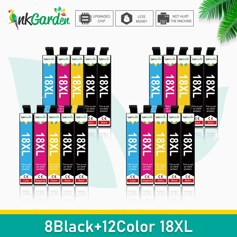 Cartucce D'Inchiostro Per Epson 18Xl T1811 T1814 Compatibile Per Epson Xp-30 Xp-102 Xp-202 Xp-205 Xp-302 Stampante Per Xp-402 Di