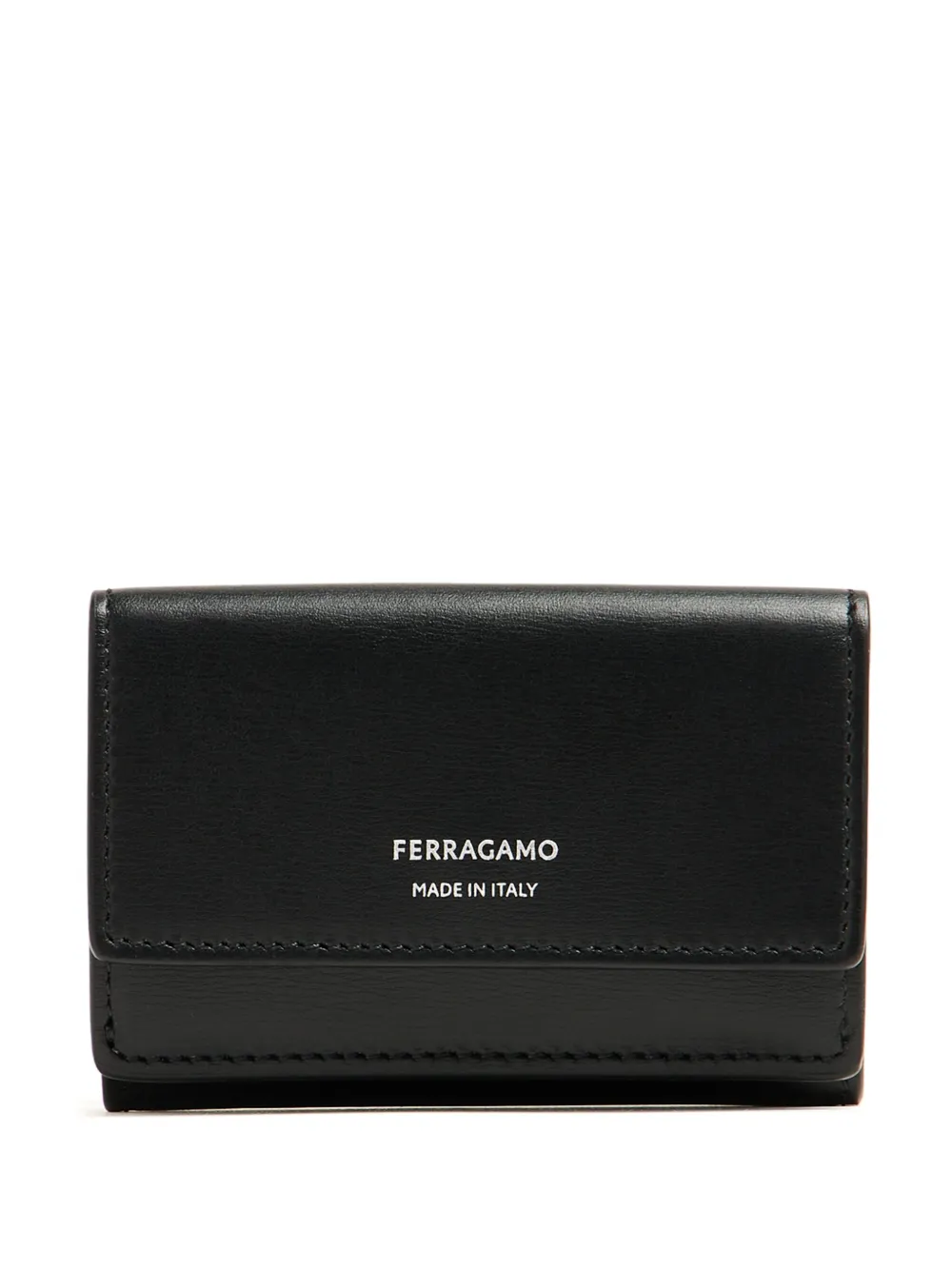 Ferragamo Classic leather tri-fold wallet - Nero