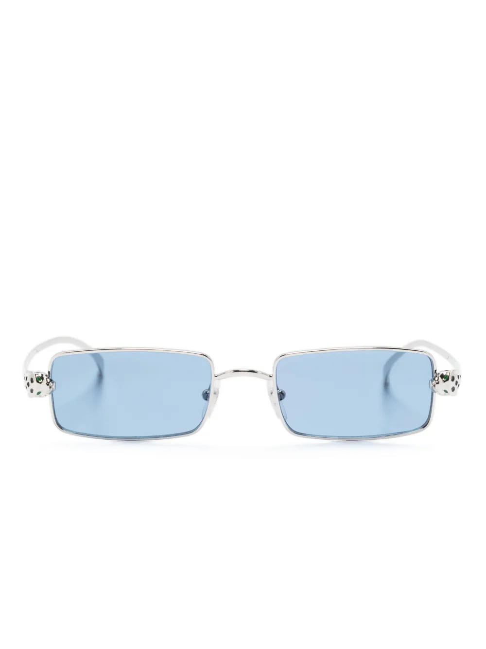 Cartier Eyewear Panthère de Cartier rectangle-frame sunglasses - Argento