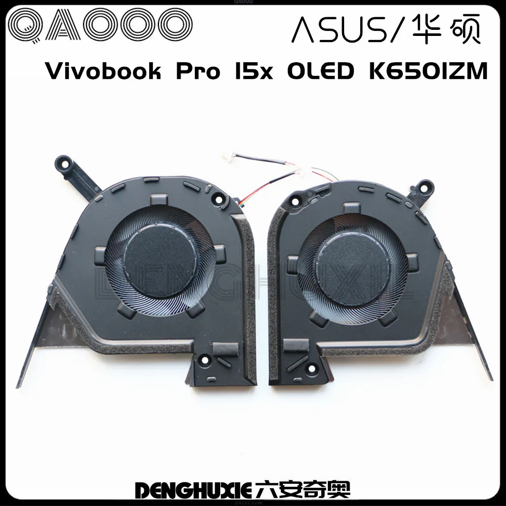 Ventilador De Ordenador Portátil Para Asus Vivobook Pro 15X Oled K6501Z K6501Zm Cpu Y Gpu Vga Ventilador De Refrigeración