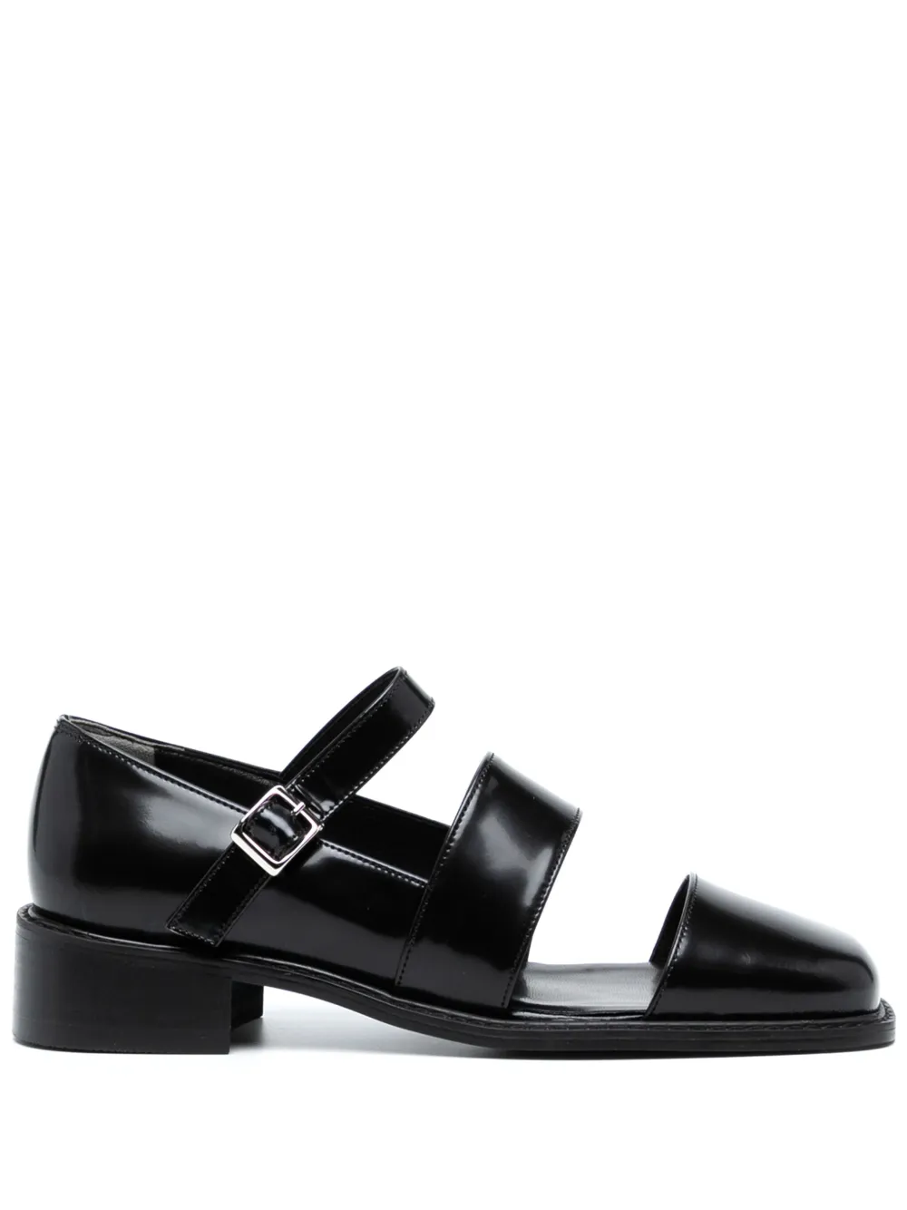Kimhekim leather Mary Jane shoes - Nero