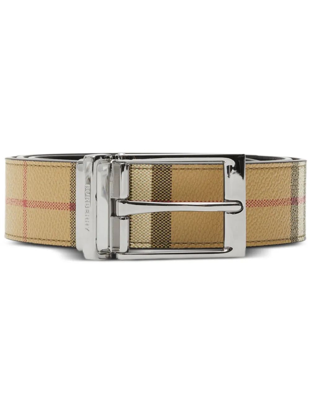 Burberry checked reversible belt - Toni neutri