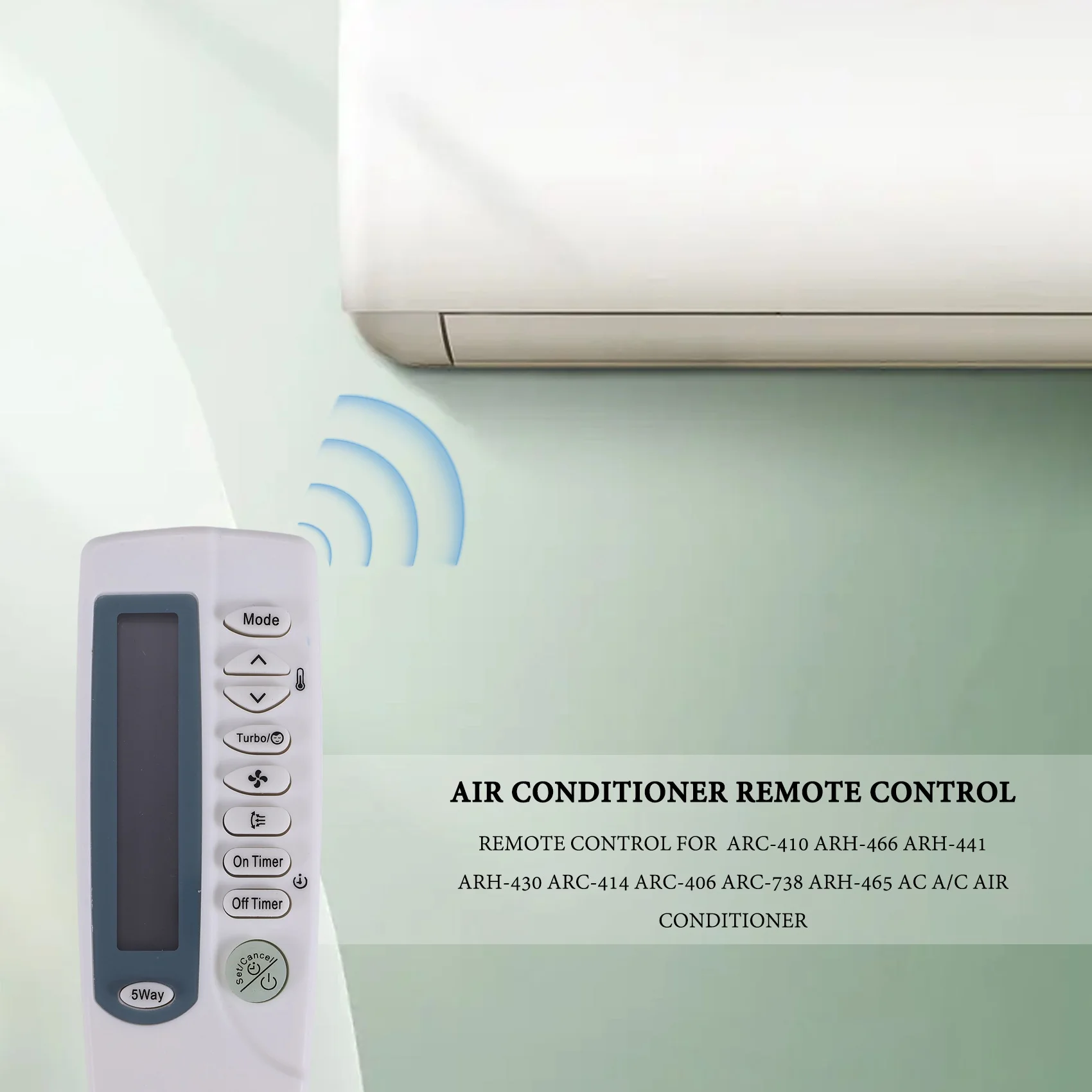 Telecomando Per Samsung Arc-410 Arh-466 Arh-441 Arh-430 Arc-414 Arc-406 Arc-738 Arh-465 Condizionatore D'Aria Ac A/C