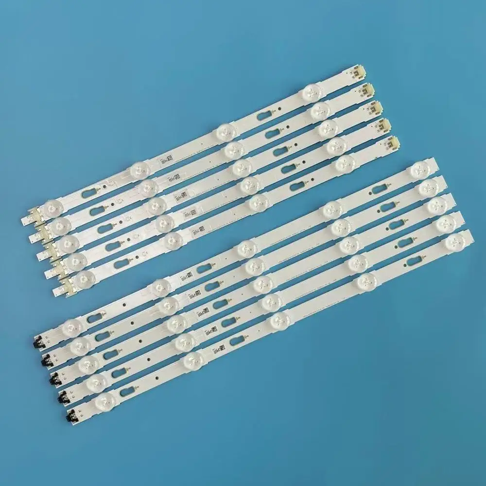 10 Pz/Set Striscia Di Retroilluminazione A Led Per Samsung Ue40Ju6500 Ue40Ju6400 Ue40Ju6000 Ue40Ku6100 Ue40Ku6000 Bn96-34791A 34792A