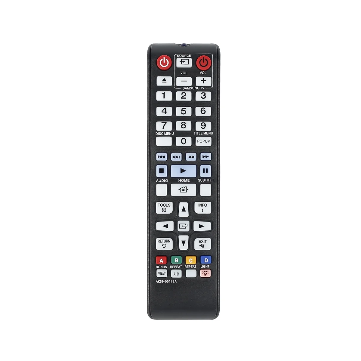 Telecomando Sostitutivo Adatto Per Samsung Dvd Blu-Ray Player Ak59-00172A Bd-F5700 Bd-J5900 J5700 Controller