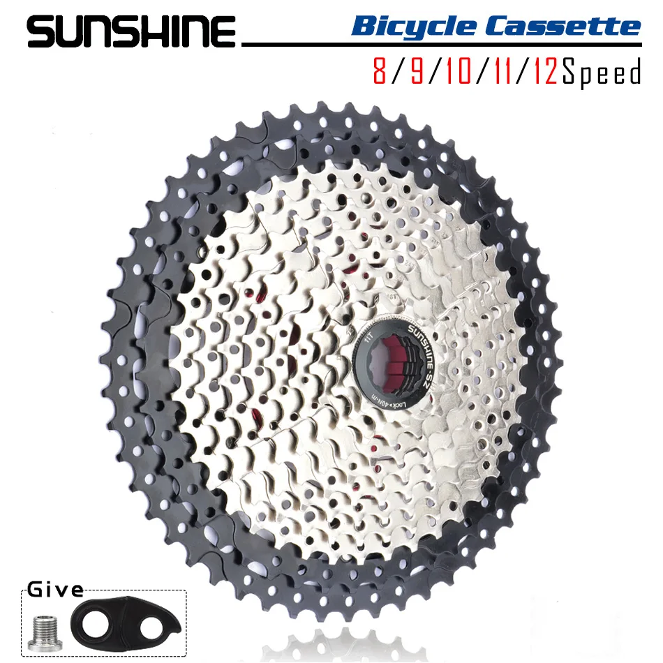 Sunshine Silver Bicicletta Ruota Libera Mtb Bike Cassette K7 8/9/10/11/12 Speed Hg Struttura Specifica Per Shimano Sram Mtb Hg