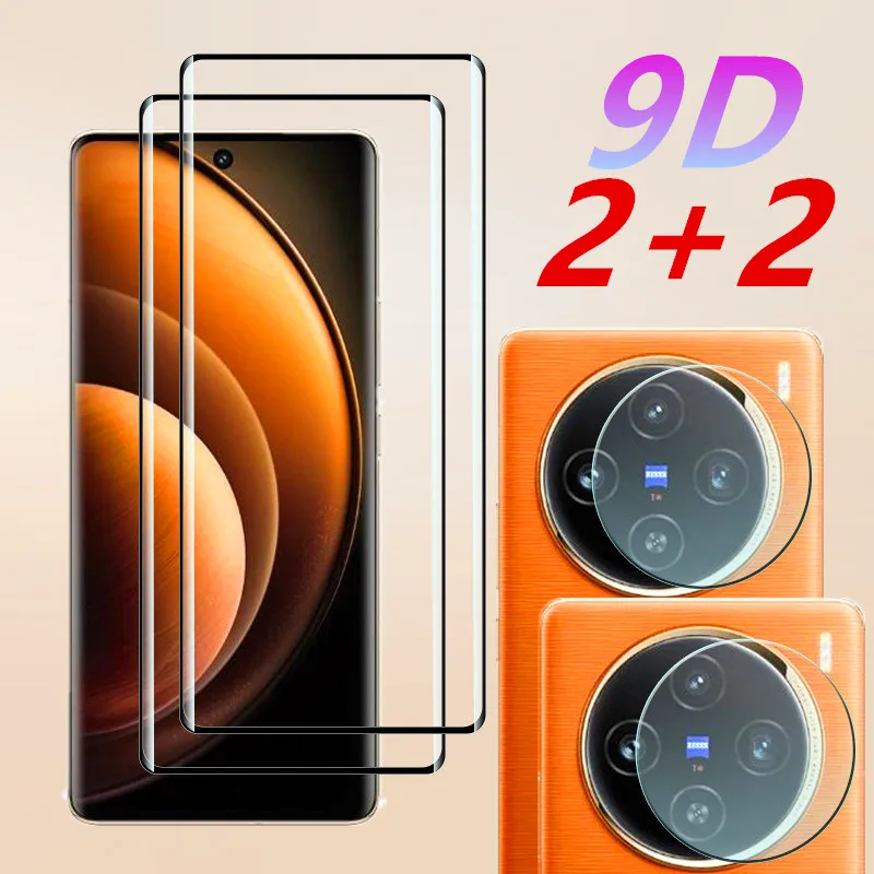 Nuovo Per Vivo X100 Pro X100 Vetro Curvo Temperato Antigraffio Per Vivo X100 Pro X100 Pellicola Morbida Per Fotocamera 2 Lotti