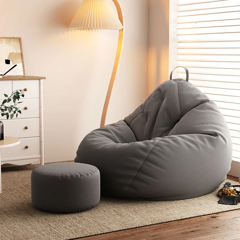 Classic Europe Lazy Sofa Bean Bags Chaise Lounge Divano Rotondo Ergonomico Comodo Velluto Mobili Per La Casa Mobili Camera Da Letto