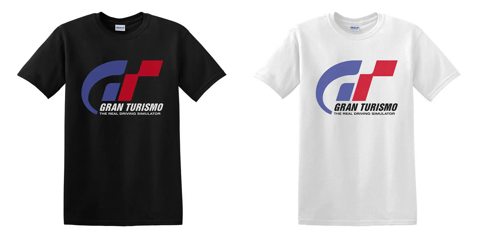 Gran Turismo T-Shirt Racing Simulation Game Series Black White T-Shirt S-2Xl