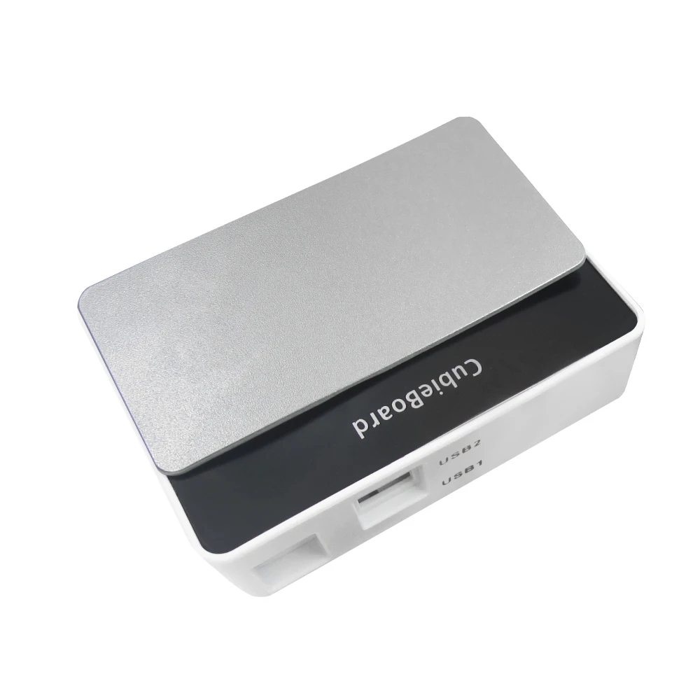 Hailangniao Raspberry Pi Versione Avanzata Cubieboard White Black Case Box Racchiuso Nella Vendita