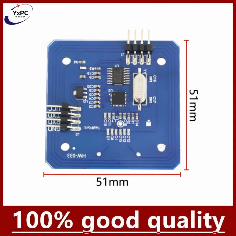 Rc522 Lettore Rfid Seriale 13.56Mhz Ic Card Mfrc522 Modulo Rf Interfaccia Uart Ttl Per Arduino Per Raspberry Pi