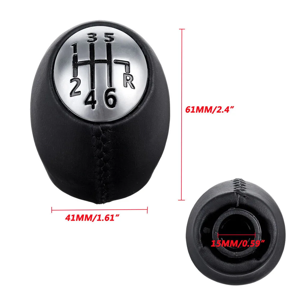 1X6 Speed Shift Pomello Shifter Boot Strap Gate Boot Cover Per Renault Megane Scenic Laguna Espace Master Trafic