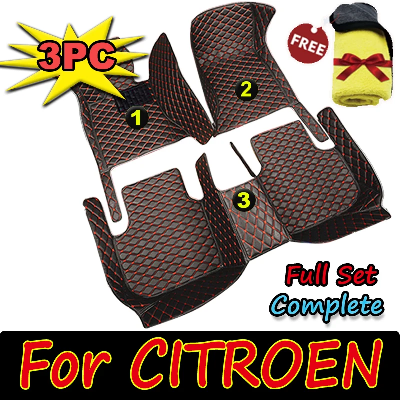 Tappetini Auto Per Citroen C2 C3 Xr C4 (4 Porte) C4 Picasso 5 Posti C5 Cross Tourer Ds3 Ds7 C-Elysee Bx Xantia Accessori Auto