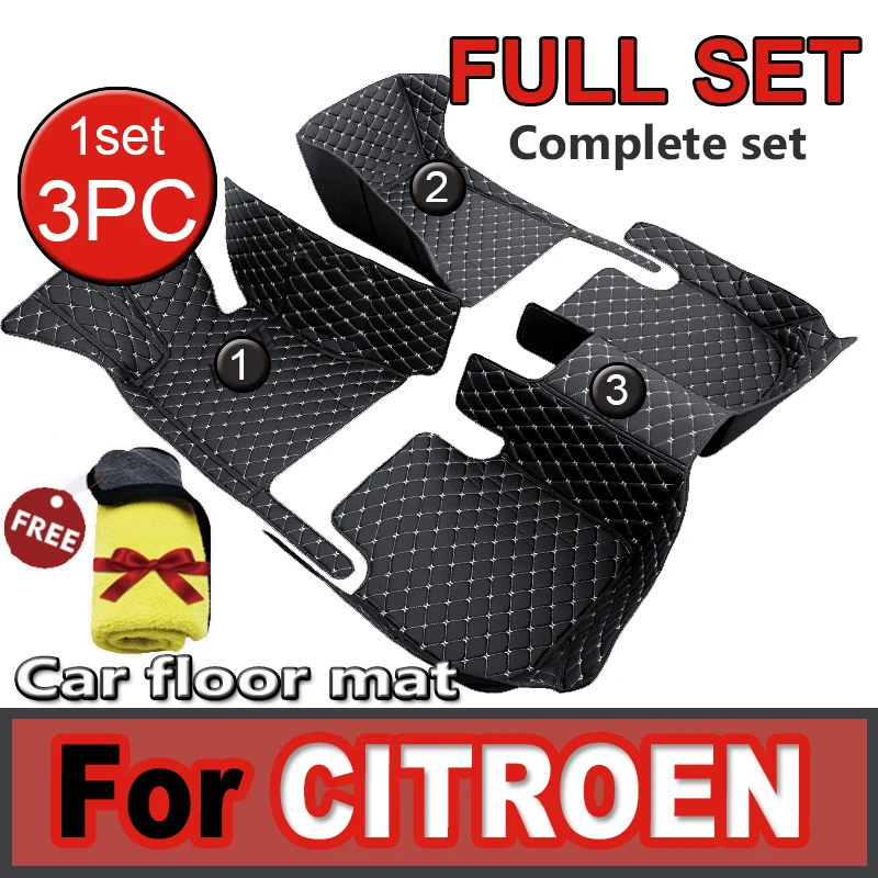 Tappetini Auto Per Citroen C2 C3 Xr C4 (4 Porte) C4 Picasso 5 Posti C5 Cross Tourer Ds3 Ds7 C-Elysee Bx Xantia Accessori Auto