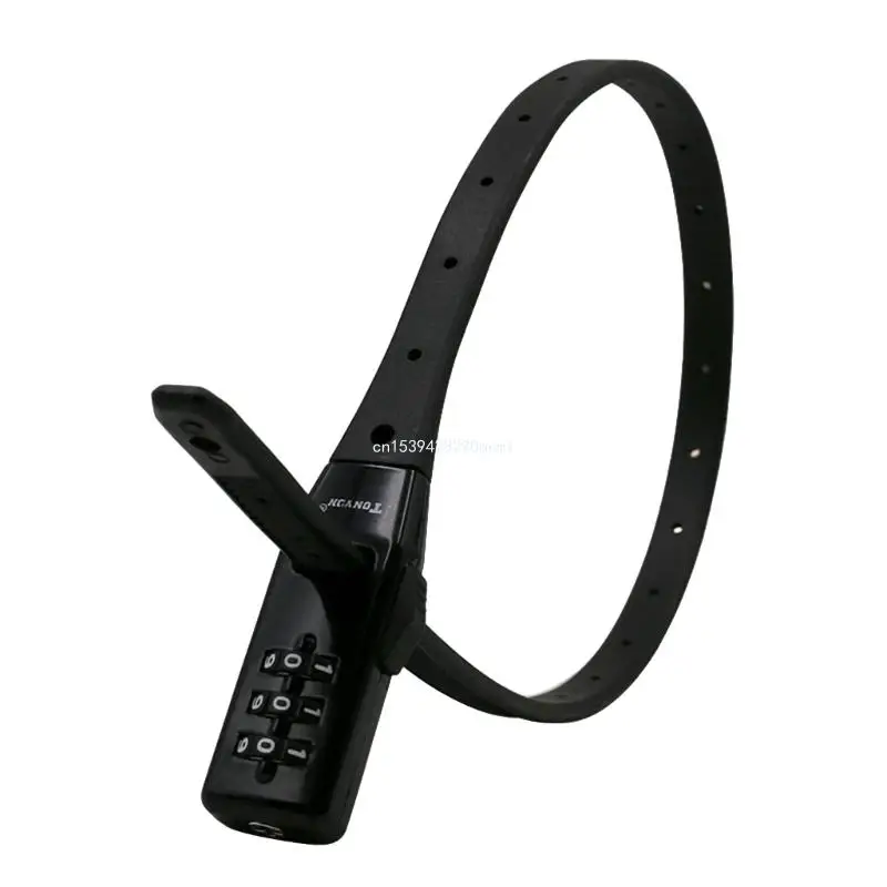 Lucchetto Per Biciclette, Lucchetto Per Biciclette Regolabile Multifunzione Con Cerniera, Lucchetto Per Biciclette, Armadietti A