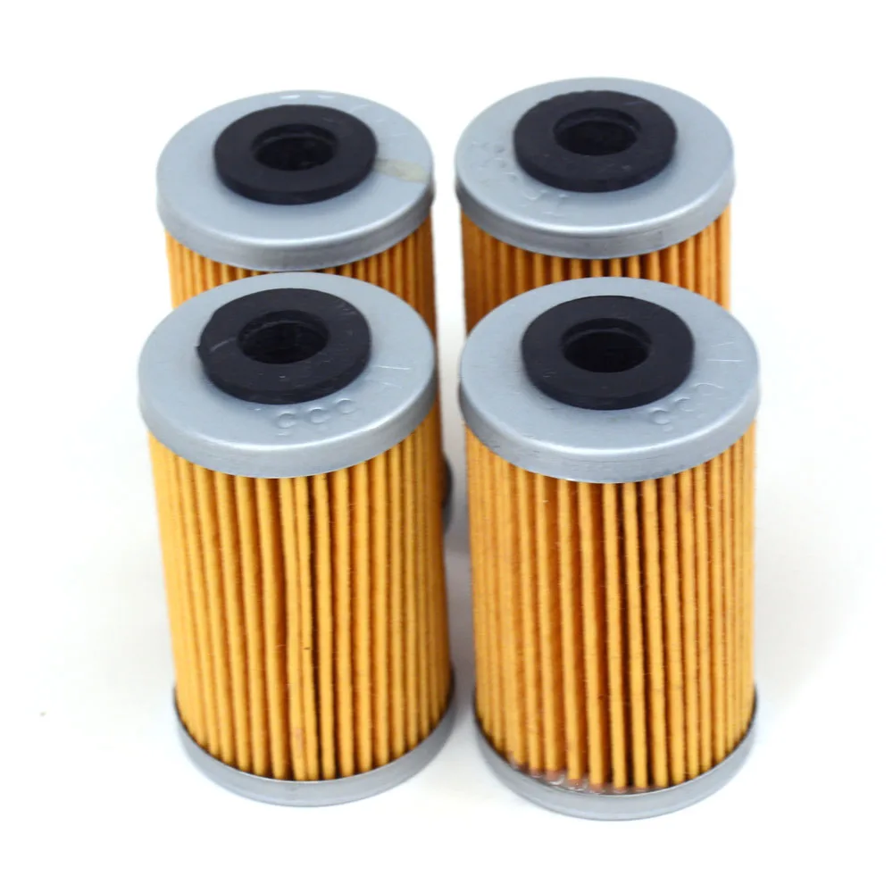 Motocross 4 Pz Filtro Olio Per Ktm Duke Rc125 200 390 Rc R Exc 250 400 450 Sx Mxc Exc 520 525 Sxc 625 Enduro Supermoto