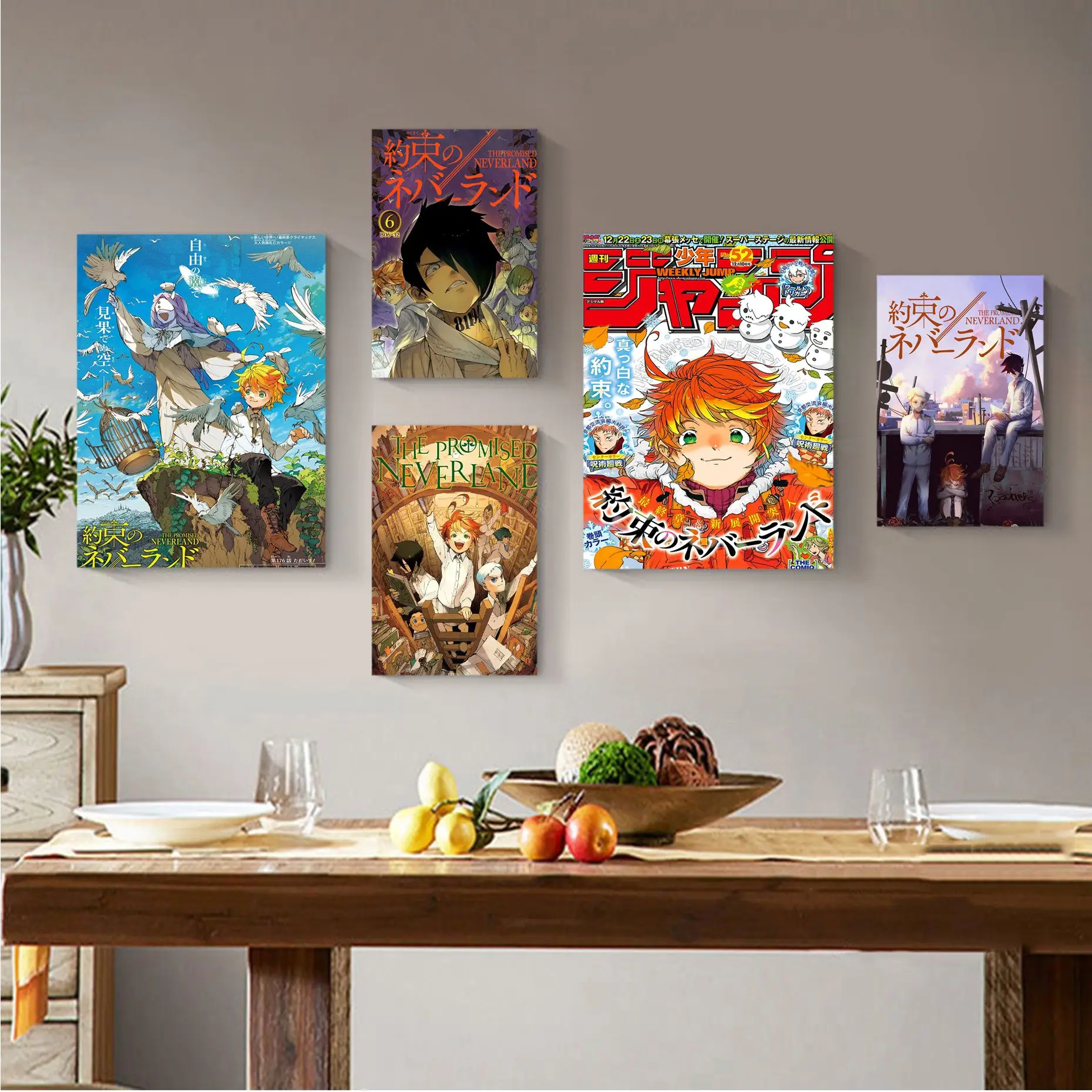Anime The Promised Neverland Good Quality Prints And Posters Hd Quality Poster Wall Art Painting Study Room Wall Decor