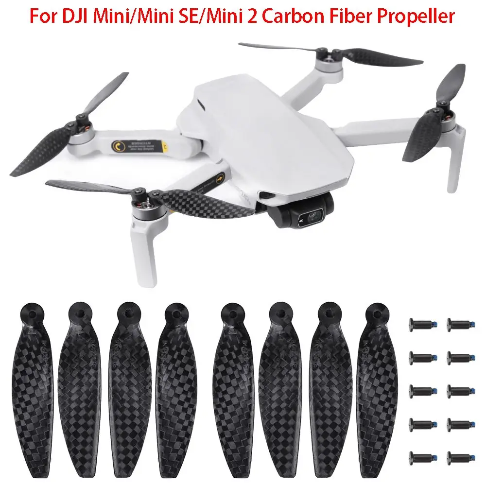 Fibra Di Carbonio Di Qualità Per Dji Mini/Mini Se/Mini 2 Wing Fans Drone Paddle Wing Accessori Elica Per Dji Mini/Mini Se/Mini 2