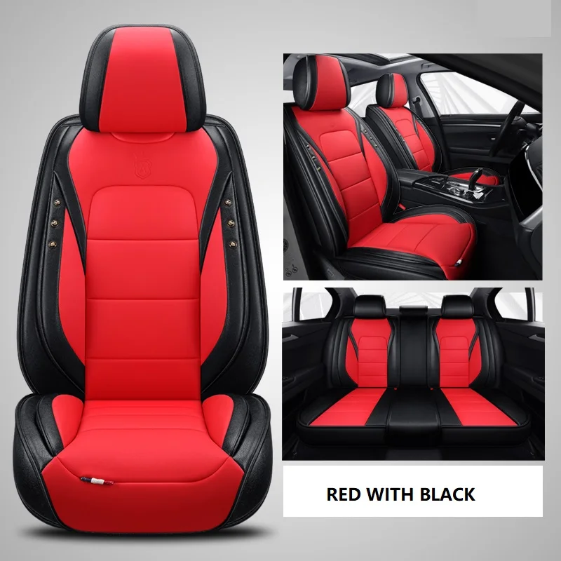 Accessori Per Auto Set Coprisedile Per Berlina Suv Leather 5 Posti Auto Automotive Per Golf 5 Bmw F10 Passat B8 Peugeot 206 Pink
