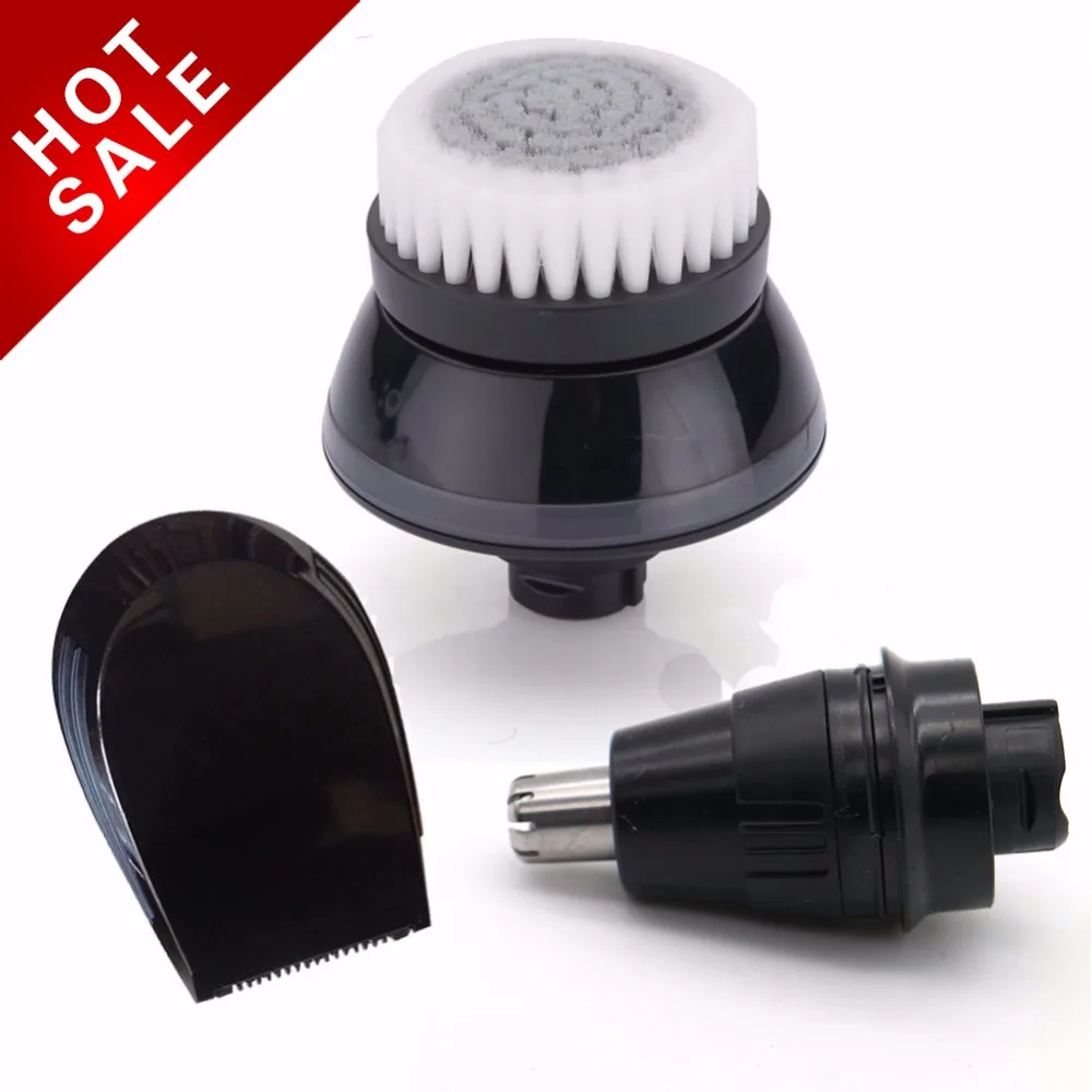 Naso Di Ricambio Trimmer Testa + Spazzola Di Pulizia + Trimmer Per Philips Rq1050 Rq1060 Norelco Rq585/52 Serie 9000 E 7000 Rq1260 Rq12