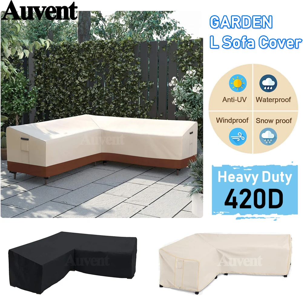 Fodera Per Divano Ad Angolo A Forma Di L Per Esterni Copertura Per Mobili Ad Angolo In Rattan Impermeabile Divano A Forma Di V Sedia Da Tavolo Copertu