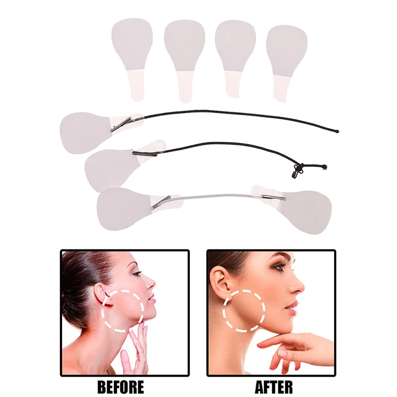60 Pz/Set Nastro Istantaneo Lifting Facciale Collo Occhio Ascensore V Linea Forma Nastro Antirughe Linea Facciale Lifting Adesivo Pelle