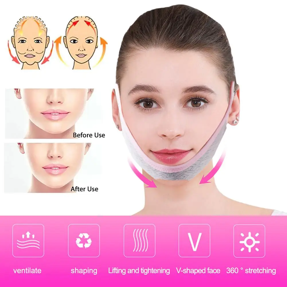 Up Mask Beauty New Design Face Sculpting Sleep Mask V Face Lifting Line Dimagrante Face Shaping Strap Belt Masks T4D9