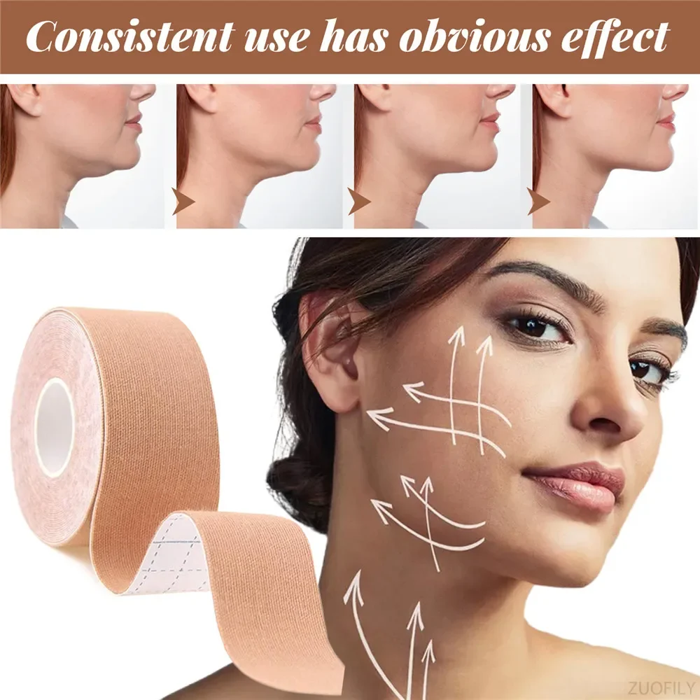 Face Lift Band Face Anti-Cedimento Lift Rimuovi Le Rughe Degli Occhi A Forma Di V Face Lifting Traspirante Face Paste Nastro Lifting Riutilizzabile