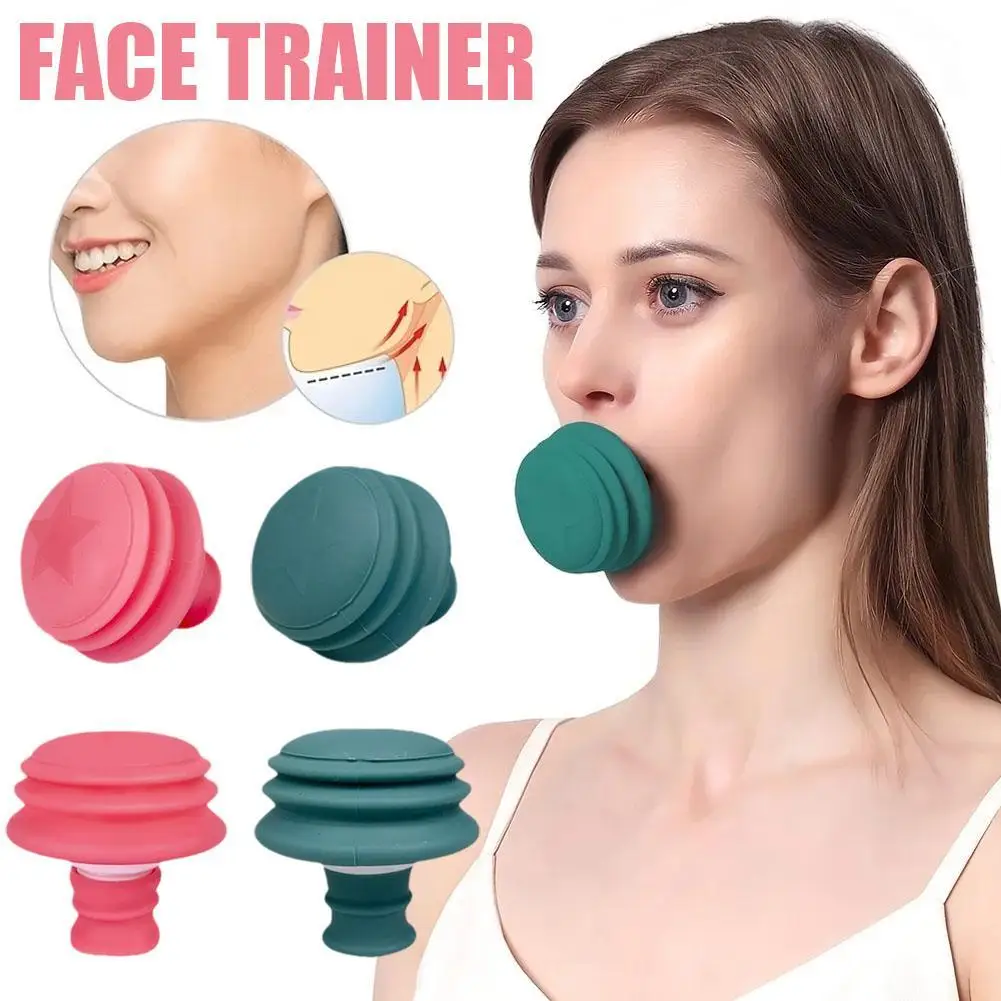 Face Trainer V Face Shaping Neck Toning Exerciser Face Lift Skin Rassodante Portatile Smooth Wrinkle Mouth Exercise Face Trainer Anche