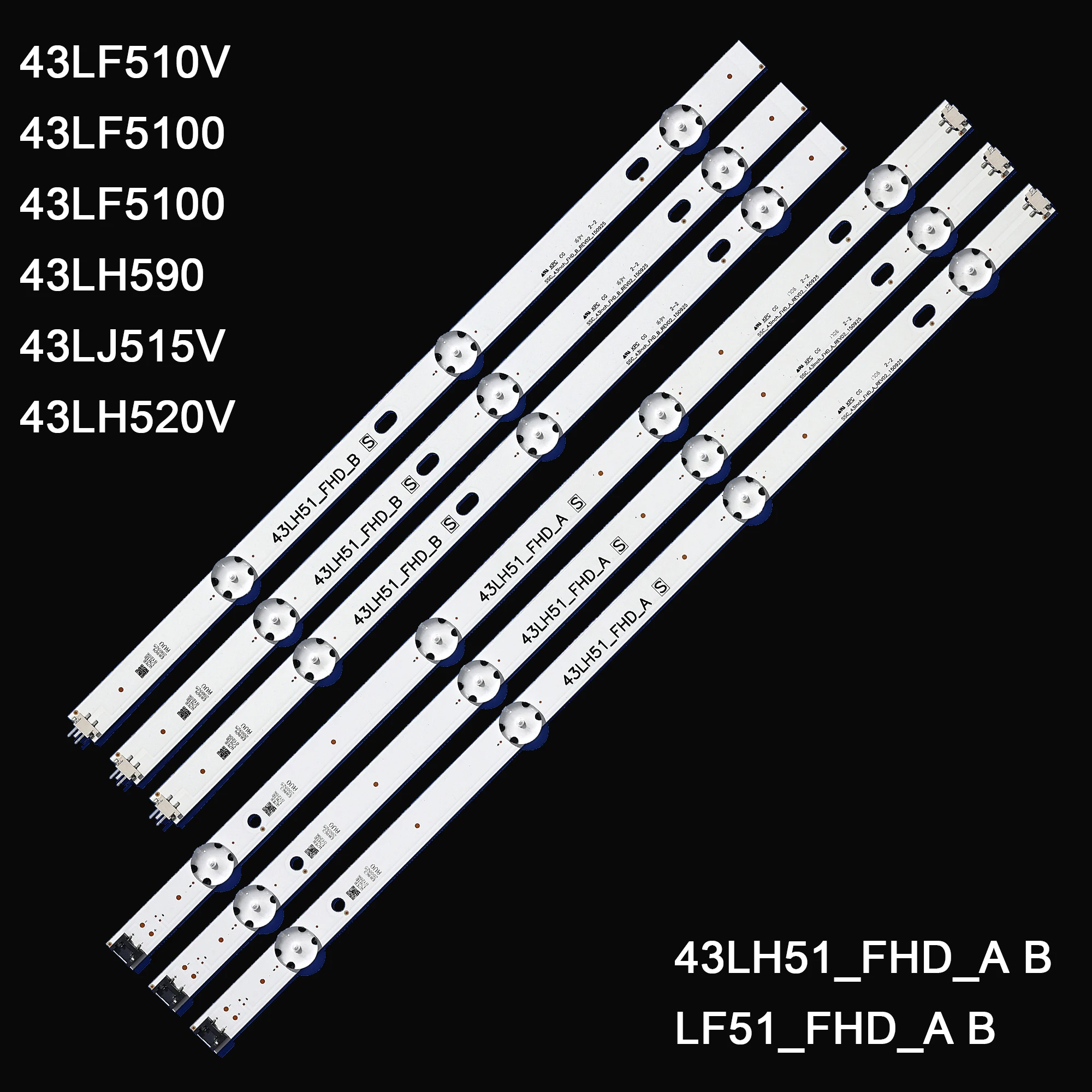 Retroilluminazione Tv Per Lg 43 Lh513V 43 Lh590V 43 Lf510V 43 Lf5100 43 Lh5100 43 Lh5700 43 Lh570A 43 Lh520V 43 Lh590 43 Lj515V 43 Lh510V 43 Lh570V