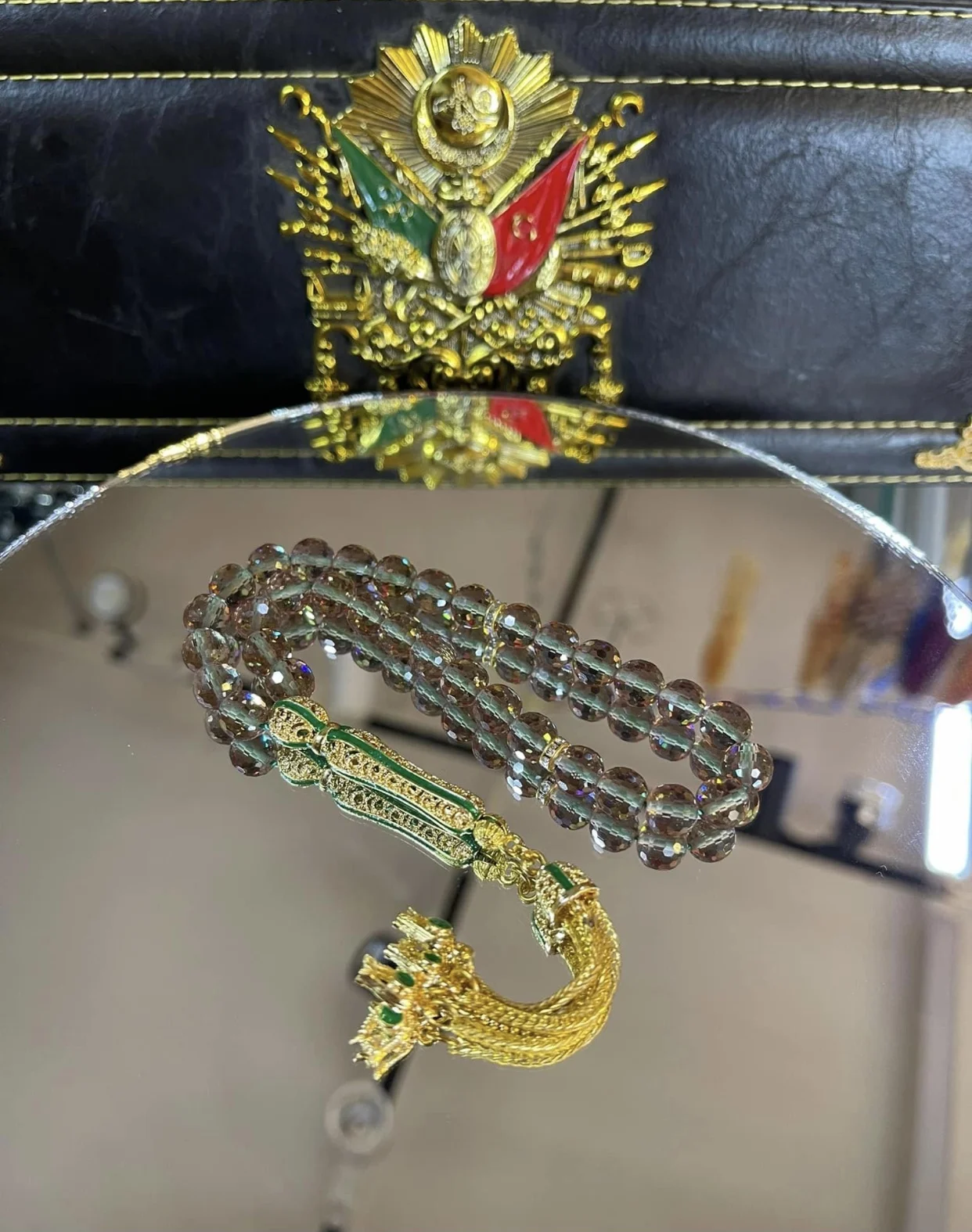 Rosario Con Pietra Di Zultanite, Rosario Con 7 Colori Che Cambiano Rosario In Pietra Di Zultanite, 33 Rosario Con Perline, Rosario Islamico, Regalo Mu