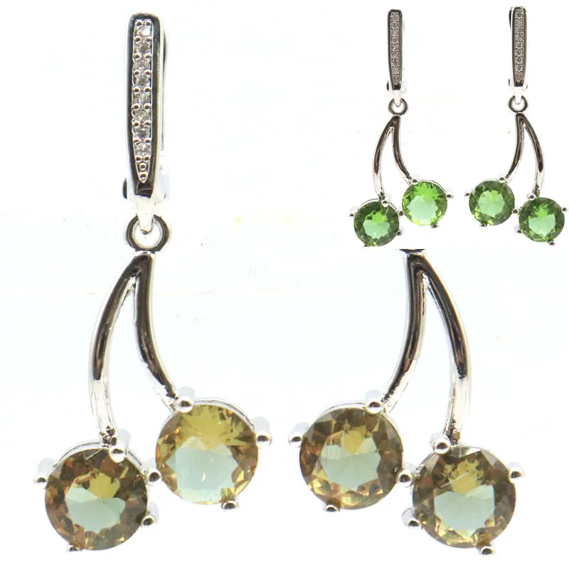 Acquista 3 Ottieni 1 Gratis 38X16Mm Fancy Change Alexandrite Topaz Cambia Colore Zultanite Mystic Topaz Cz Orecchini In Argento Da Donna