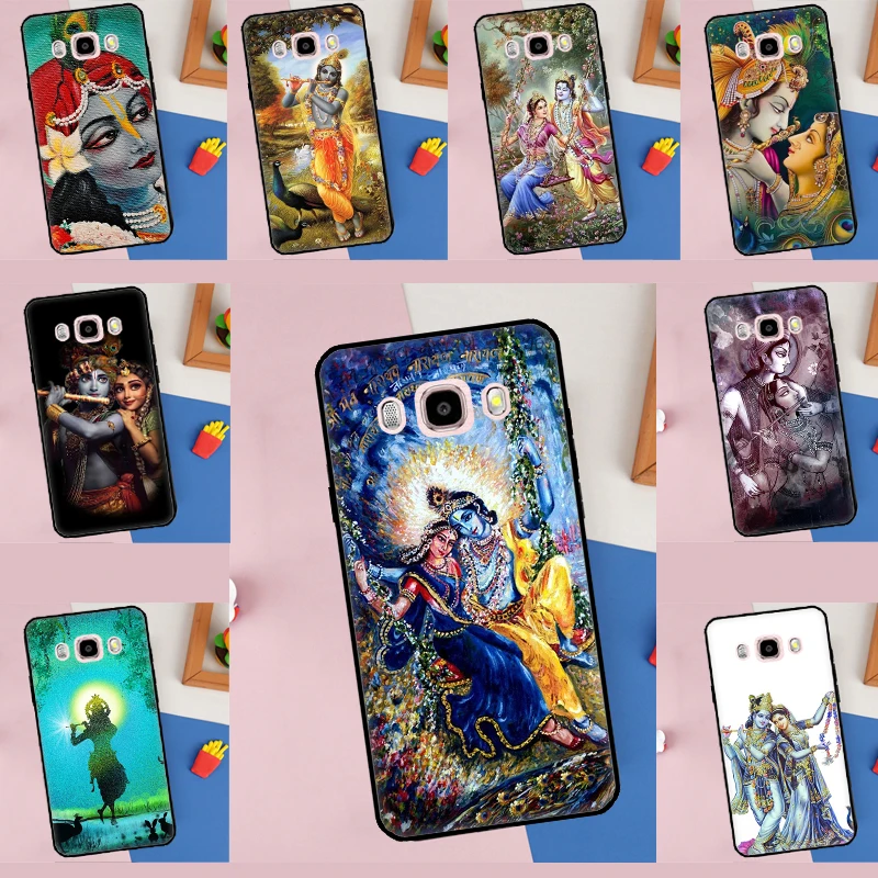 Signore Krishna Radha Per Il Caso Di Samsung Galaxy A6 A8 Più A7 A9 J4 J6 J8 2018 J1 J3 J5 J7 2016 A3 A5 2017 Copertura