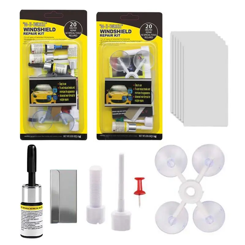 Auto Glass Crack Repair Liquid Kit Kit Di Riparazione Del Parabrezza Glass Crack Restore Tool Liquido Per Suv Truck Rvs Car Auto Windows