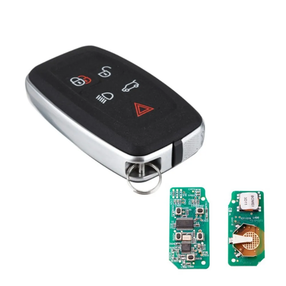 Riooak New Smart Auto Key 5 Button Remote Key 434Mhz Pcf7953 Chip Per Land Rover Range Rover Sport 2010 2011 2012 Key