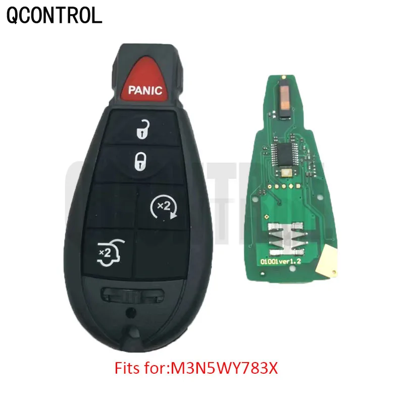 Qcontrol Smart Key Per Dodge Car Remote Charger Journey Challenger Durango Grand Caravan Muslimcon Chip