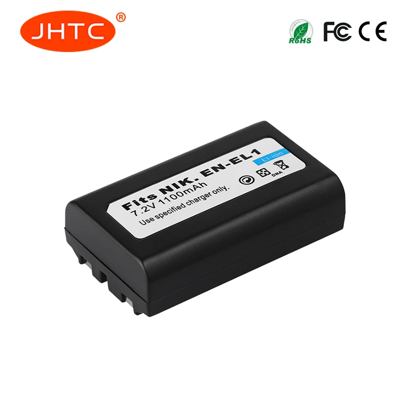 En-El1 Batteria 1100Mah Per Nikon Coolpix 500 775 880 885 990 995 4300 4500 4800 5000 5400 5700 8700 Minolta Enel1