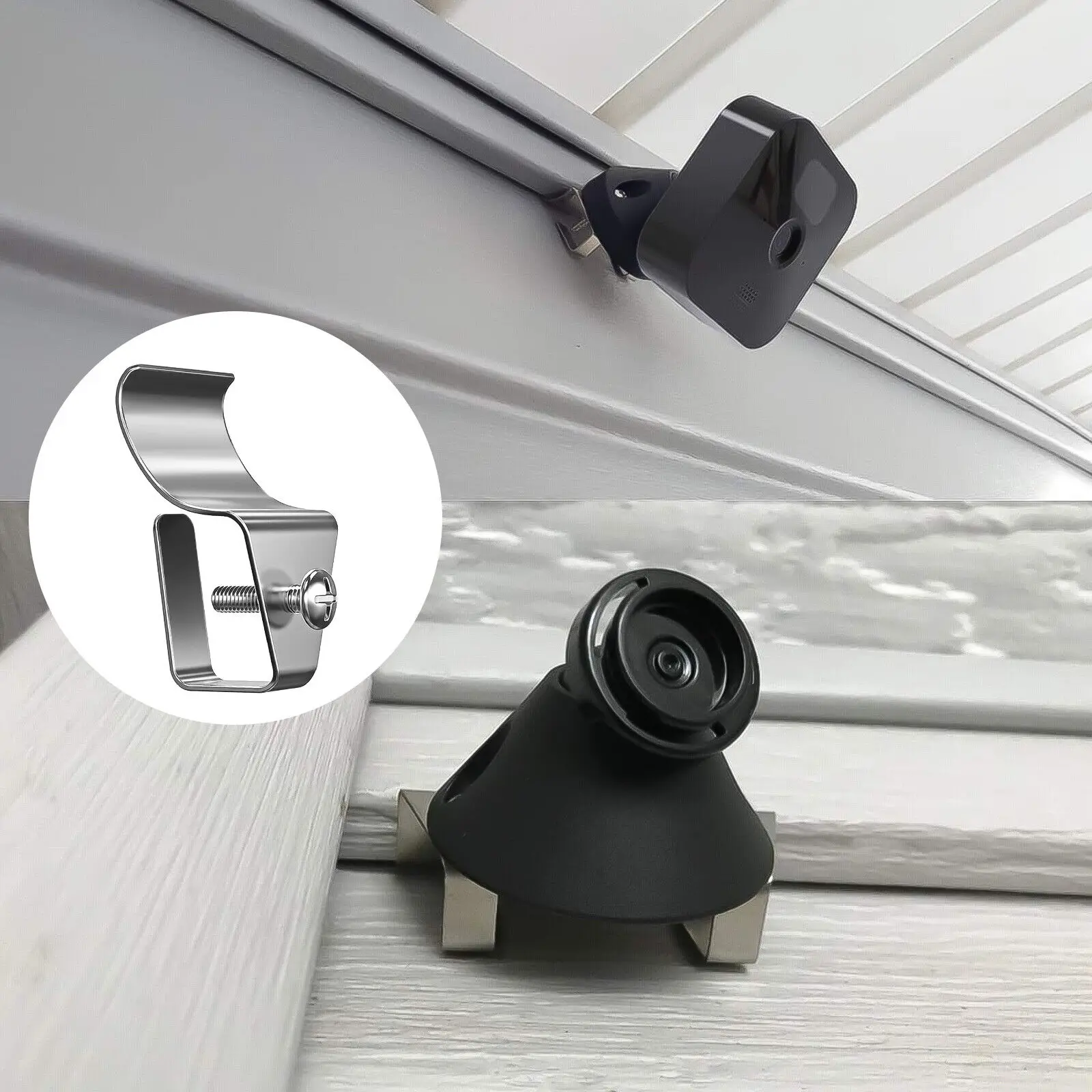 10 Pezzi Supporto Per Supporti Da Parete Per Esterni Senza Perforazione Mini Clip Per Rivestimenti In Vinile Ganci Gancio Per Appendere Per Blink Xt2 